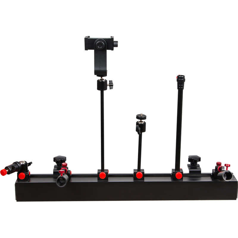 新款钓台配件大全铝镁合金炮台架鱼护架灯架饵料架炮台座源头厂家