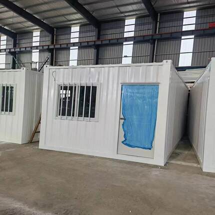 大波纹集装箱房固定箱式房办公室工地住人移动仓储钢结构活动房