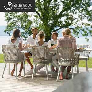户藤外桌6-1-1椅别墅景区园休闲庭院桌室椅露台椅花酒吧组合外藤