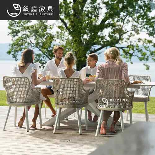 户藤外桌6-1-1椅别墅景区园休闲庭院桌室椅露台椅花酒吧组合外藤 - 封面