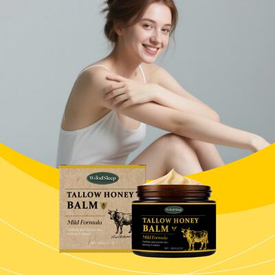WOODSLEEP Beef Tallow and Honey Moisturizing Cream - Gently