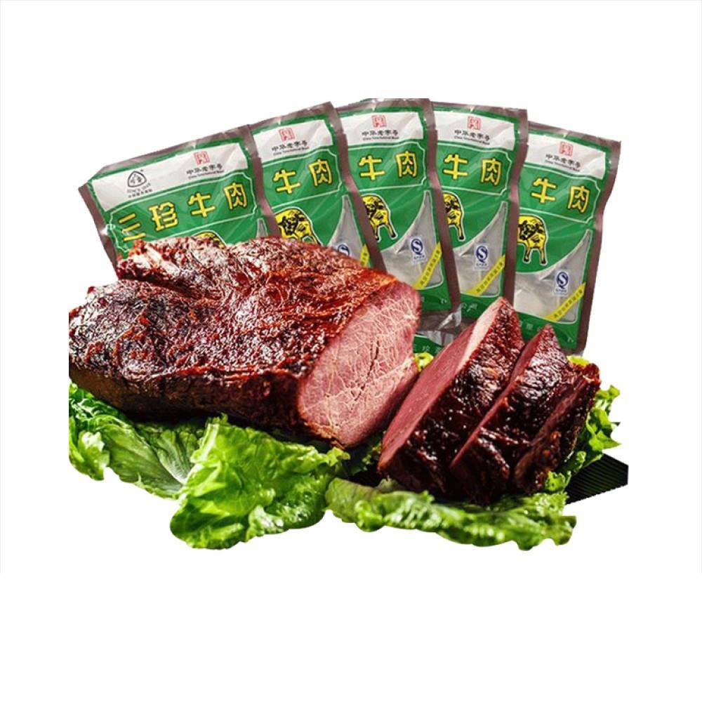 三珍斋五香酱牛肉东坡肉狮子头即食熟食卤味组合健身特产卤菜