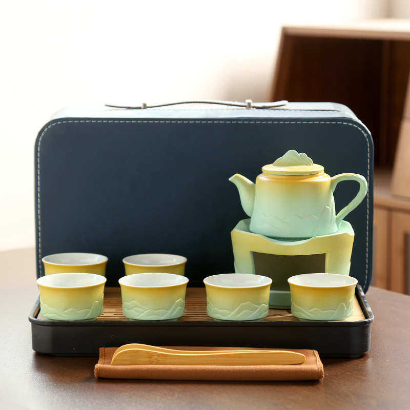 茶具炉具功夫泡茶简约礼品随车煮茶露营茶具套装旅行便携包户外壶,餐饮具,旅行茶具,淘宝优惠券,粉丝福利购,淘宝优惠卷