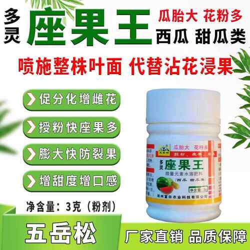 西甜瓜座果王喷施整株代替人工授粉西瓜座果王甜瓜座果王座果防落