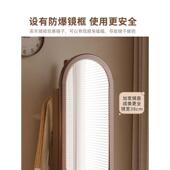 实木全身镜纳落地镜家用卧室镜子旋转柜穿衣镜收化妆挂CYJ028衣架