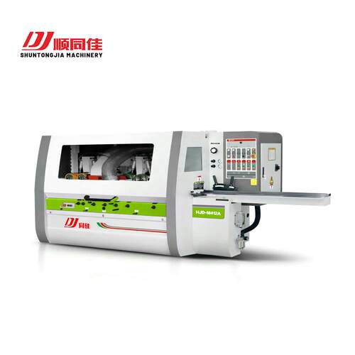 HJD-M412A四轴四面刨木材四面成型刨削机家具木工定厚加工设备