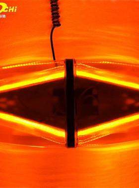 叉车警示灯频闪灯工程施KM521COB工L灯DE车闪顶灯光黄色信号车顶