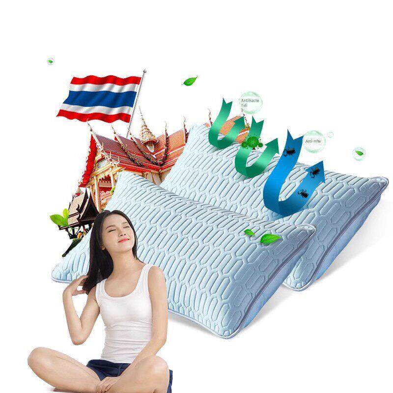 PARATEX泰国原装进口天然乳胶冰丝凉垫枕套买一送一