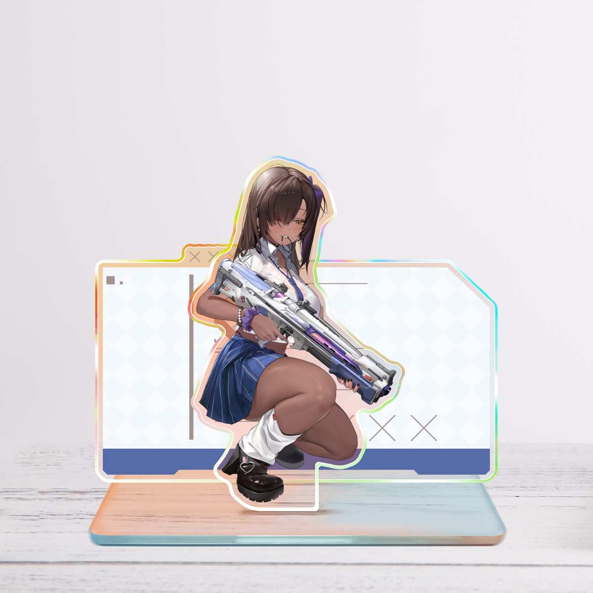 妮姬掩体系列镭射双插立牌NIKKE:胜利女神谢芙蒂基里游戏动漫周边