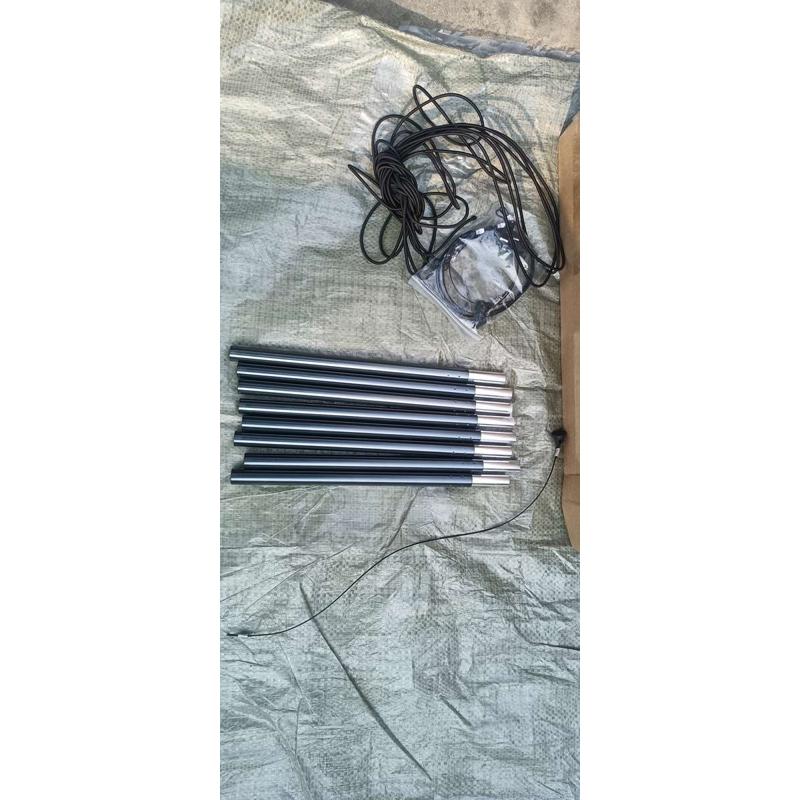 铝合金月亮椅配件单独支腿户外折叠椅铝合金支架支腿配件