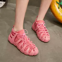 Giày mùa hè 2019 mới thấp để giúp giày nữ cỡ lớn xu hướng thời trang hoang dã Giày thể thao nữ xuyên biên giới - Giày cắt thấp giày hồng thạnh nữ