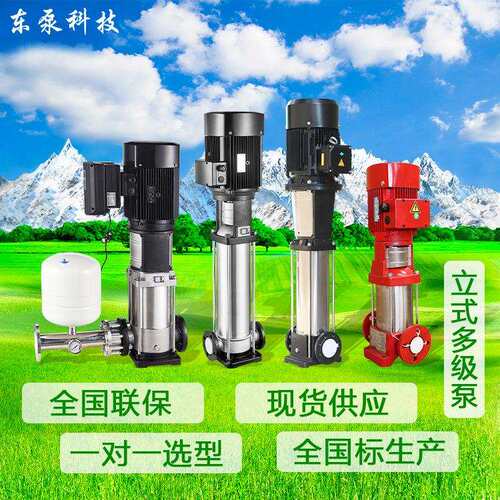 山东东泵 CDLF多级管道泵CDL多级泵不锈钢多级泵不锈钢加压泵