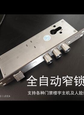 全自动SZ40窄框庭院断桥铝门专用12V支持各种门禁主机电子锁体