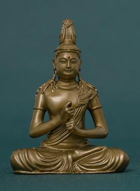 正品唐密大如来佛供铜摆件奉随身佛毗像卢遮那如来日中式禅意家居