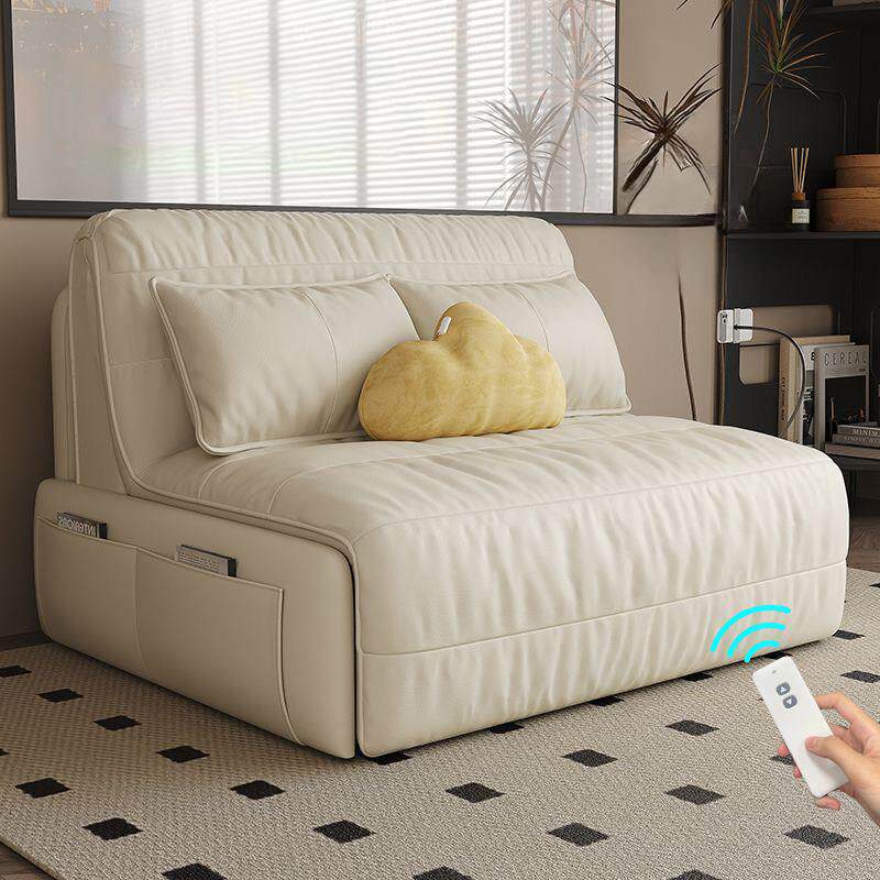 朱丽亚智能电动多功能沙发床阳台小公寓折叠式伸缩单人床