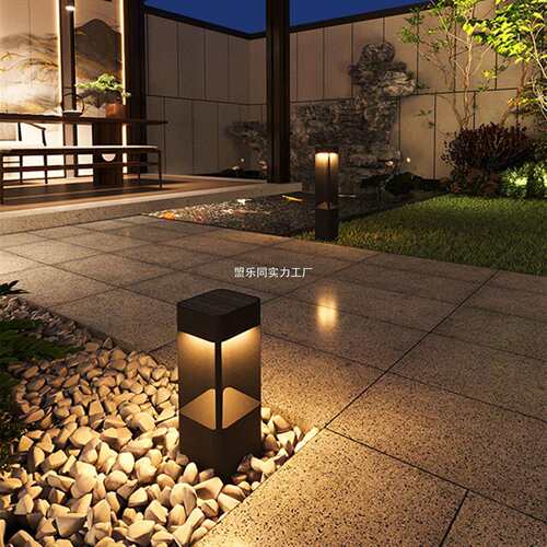 草坪灯太阳能户外防水LED现代别墅花园民宿室外庭院草地灯