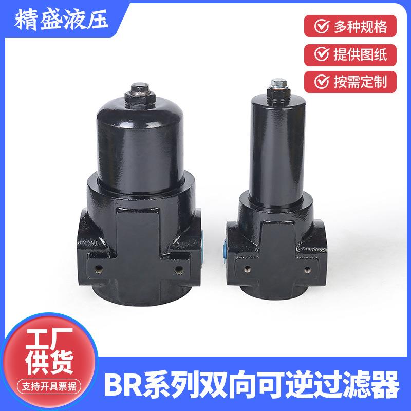 BR系列双向可逆过滤器不锈钢液压管路油滤芯过滤器工业器械除杂