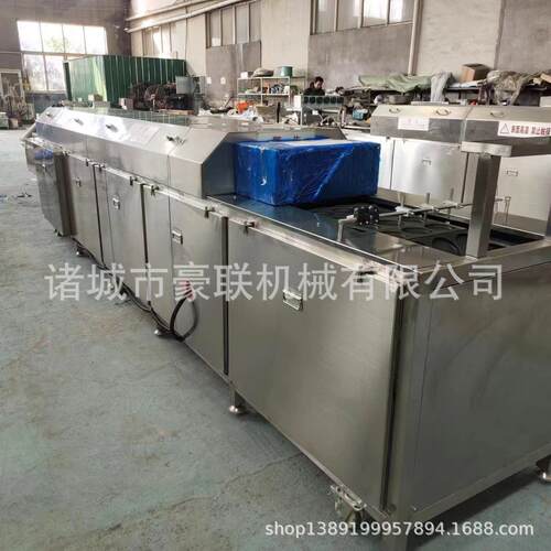 商用煎蛋机 连续式煎荷包蛋设备 大型煎荷包蛋流水线