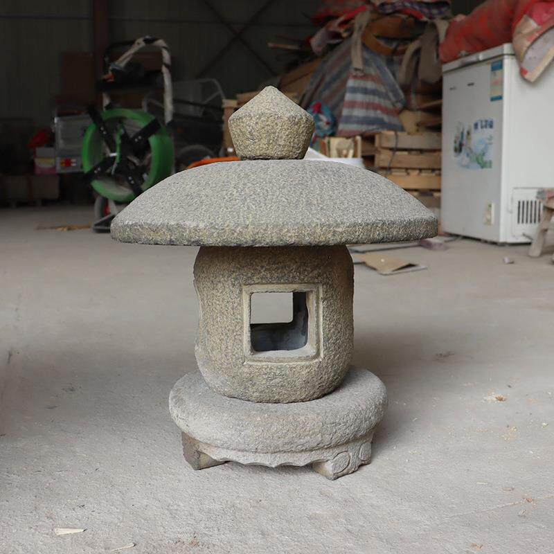 石灯笼日式庭院石头灯青石别墅花园酒店落地灯户外草坪灯造景摆件