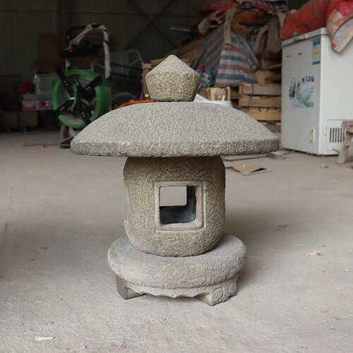石灯笼日式庭院石头灯青石别墅花园酒店落地灯户外草坪灯造景摆件