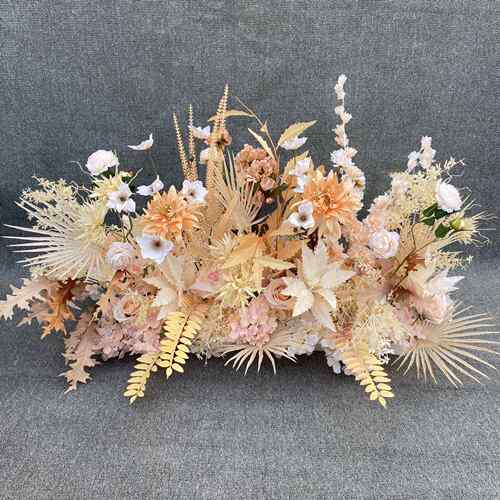 新B5614012款庆花排路长花条仿真引花道地排花路引婚礼装饰婚具酒
