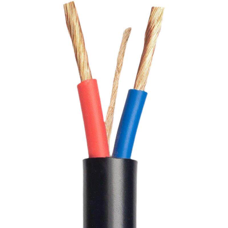 国标电缆线2芯3芯15 2.5 4平方户外家用插座电源防水防冻延长电线