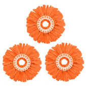 洁仕宝旋转拖把头替换布头纤维墩布头家用好神拖通用清洁布3个装