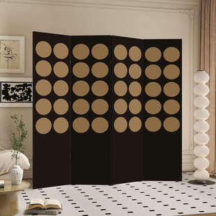 屏风美容院复古折叠隔断客厅入户背景装 花鸟欧式 饰遮挡折屏 法式