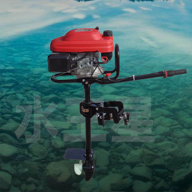 宗申200汽油船挂机小型渔船推进器马达船尾螺旋桨动力强劲