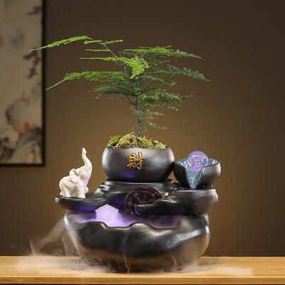 八方来财风水轮流水喷泉摆件循环水办公桌装饰客厅桌面招财风水球