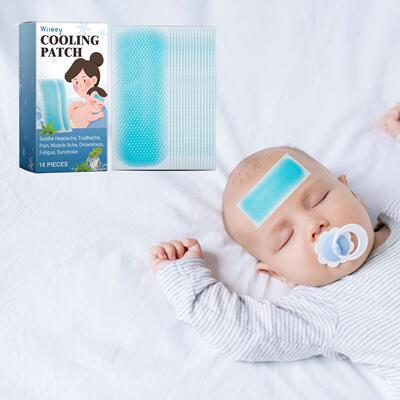 wiieey Children's Fever Relief Patch, Gentle and Cool Body C