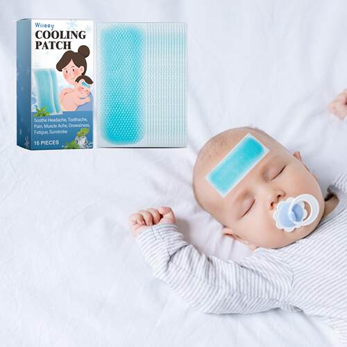 wiieey Children's Fever Relief Patch, Gentle and Cool Body C