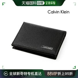 日本直邮 CALVIN KLEIN 卡包 皮革 皮革 31CK200003 黑色 配件