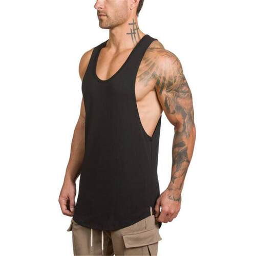 nk top men fitness shirt muscle guys sleeveless vest Tanktop