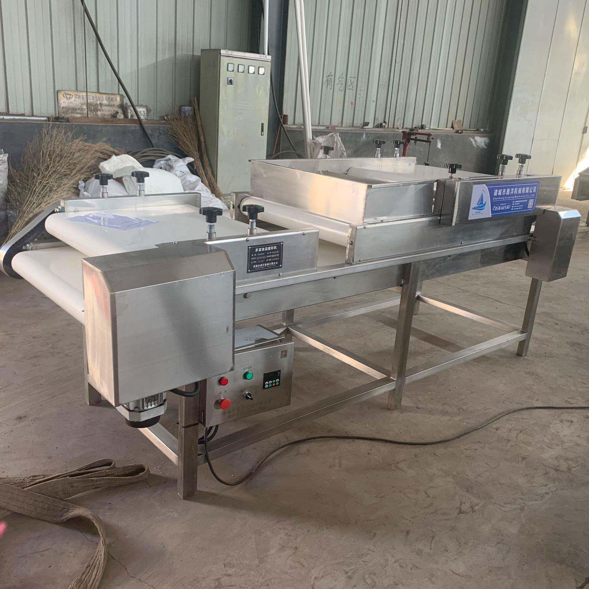 自动式泡菜软包装等整形机牛肉丝包装压袋机土豆粉食品袋整平机