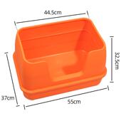 超猫大容量砂猫开放式 可折叠猫一体无厕所简约异味溅盆大号防外窝