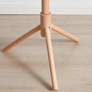 实木落地卧室挂衣架家用挂衣杆房间挂衣服架子挂架衣帽架配件榉木