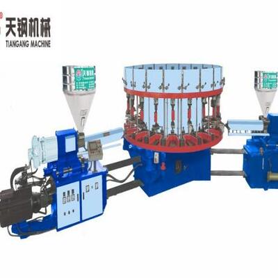 全自动双色鞋PVC/TPR注塑成型机