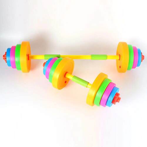 Children Dumbbell Toy Plastic Dumbbell Kids Kindergarten Arm