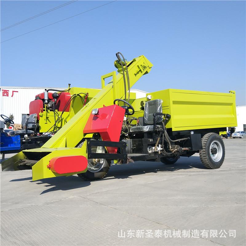 大型养殖场专用的清粪车价格刮板式清粪车现货直销牛粪清理机械