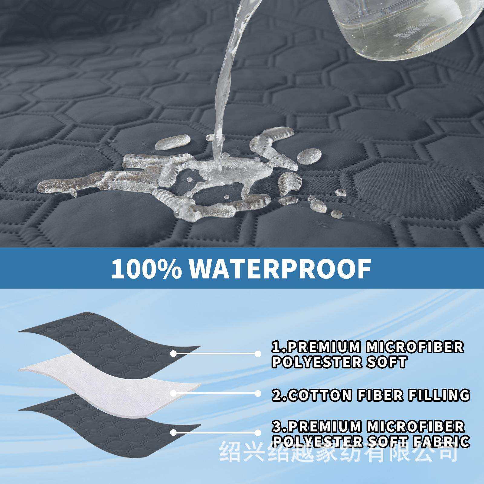 亚马逊新款宠物防水沙发垫四季通用简约现代防滑贵妃沙发罩套盖布