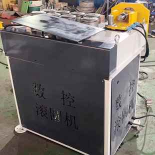 力盈自动数控全滚圆机立式 管桩簧CRJ筋弹滚圆机数控筋卷钢圈机