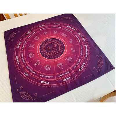 新款定制 塔罗桌布 紫推牌景背布桌游塔lu可o布牌桌 祭坛布塔罗牌