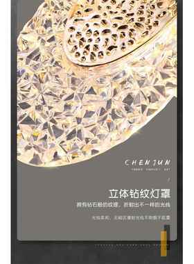 轻奢厅吊灯后现代卧创意性简约设计师款餐饭厅餐桌个高档室VTS客