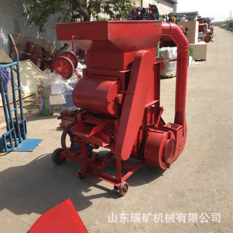 除尘花生剥壳机新款种子脱壳机油坊榨油二次覆脱长果去脱皮机