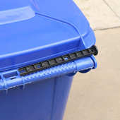 240L户外环卫垃圾桶 翻盖挂车分类垃圾桶 公园学校小区城乡垃圾桶