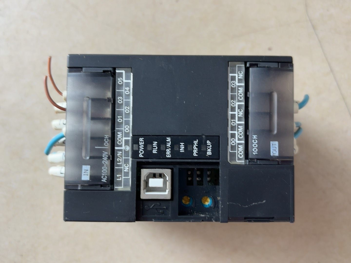 #欧姆龙 PLC CP1E-E10DR-A 拆机现货。实物图