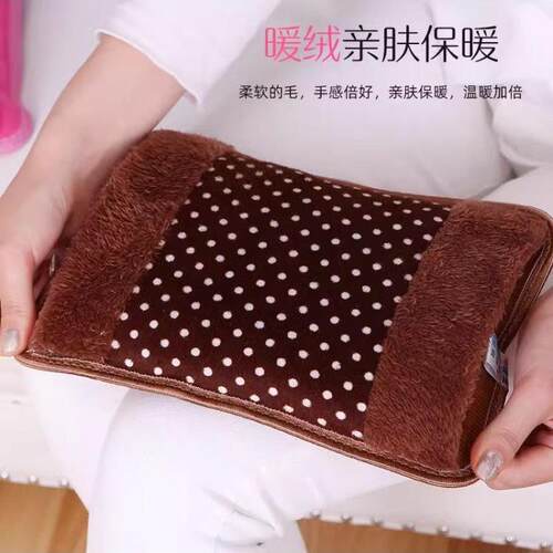 热水袋充电防爆暖水袋女生用抱枕新款毛绒可爱暖手宝暖手袋暖宝宝