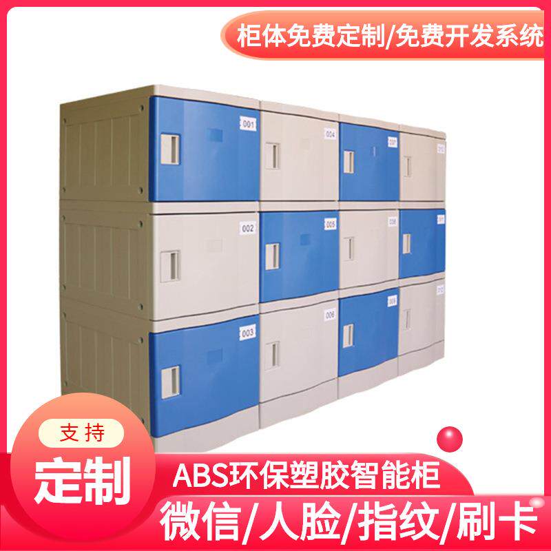 武汉亲子乐园智能ABS塑胶储物柜/共享电子存包柜/二维码寄存柜