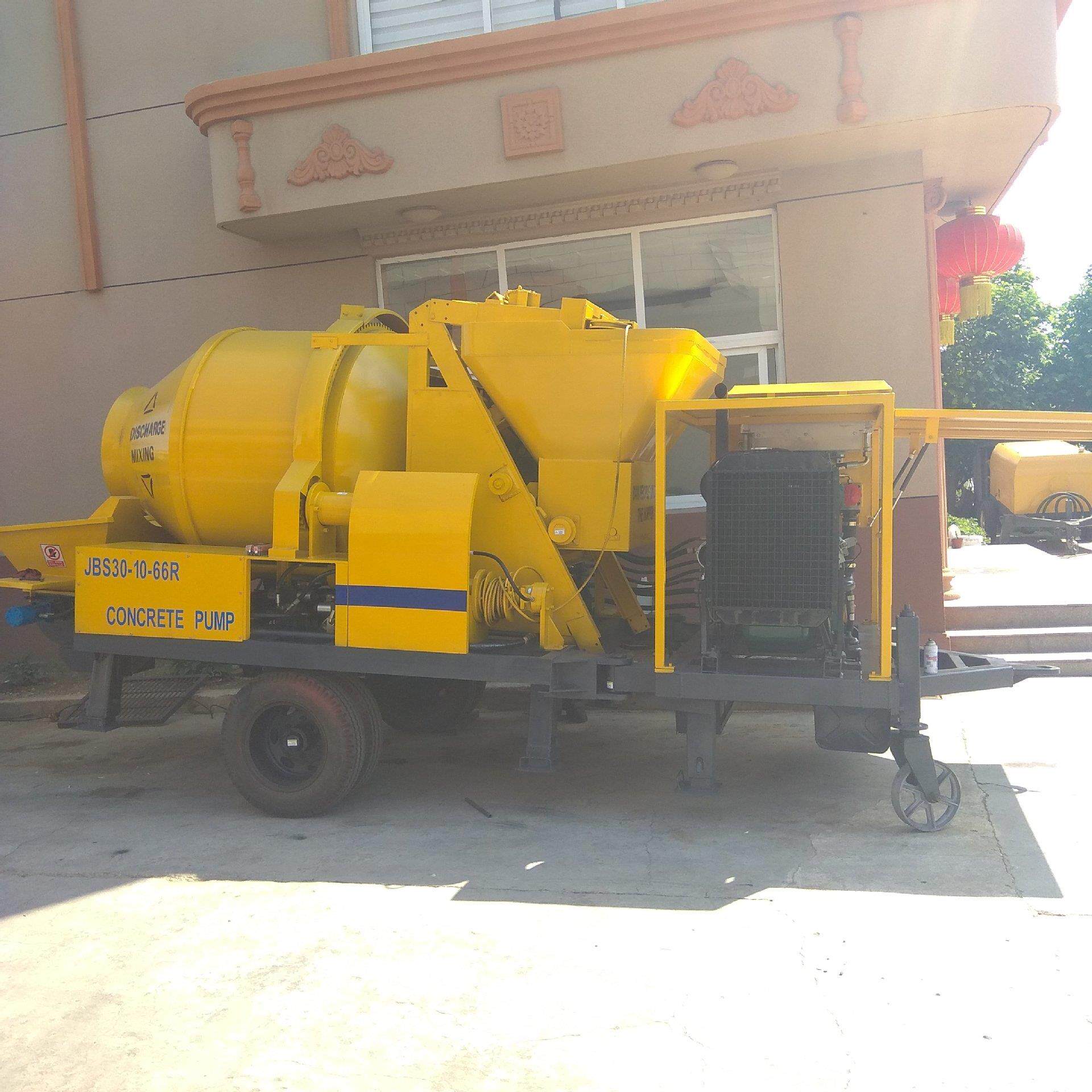 搅拌拖泵一体机 搅拌泵送拖泵 30搅拌泵 JBT30-10-66R烟台新赛